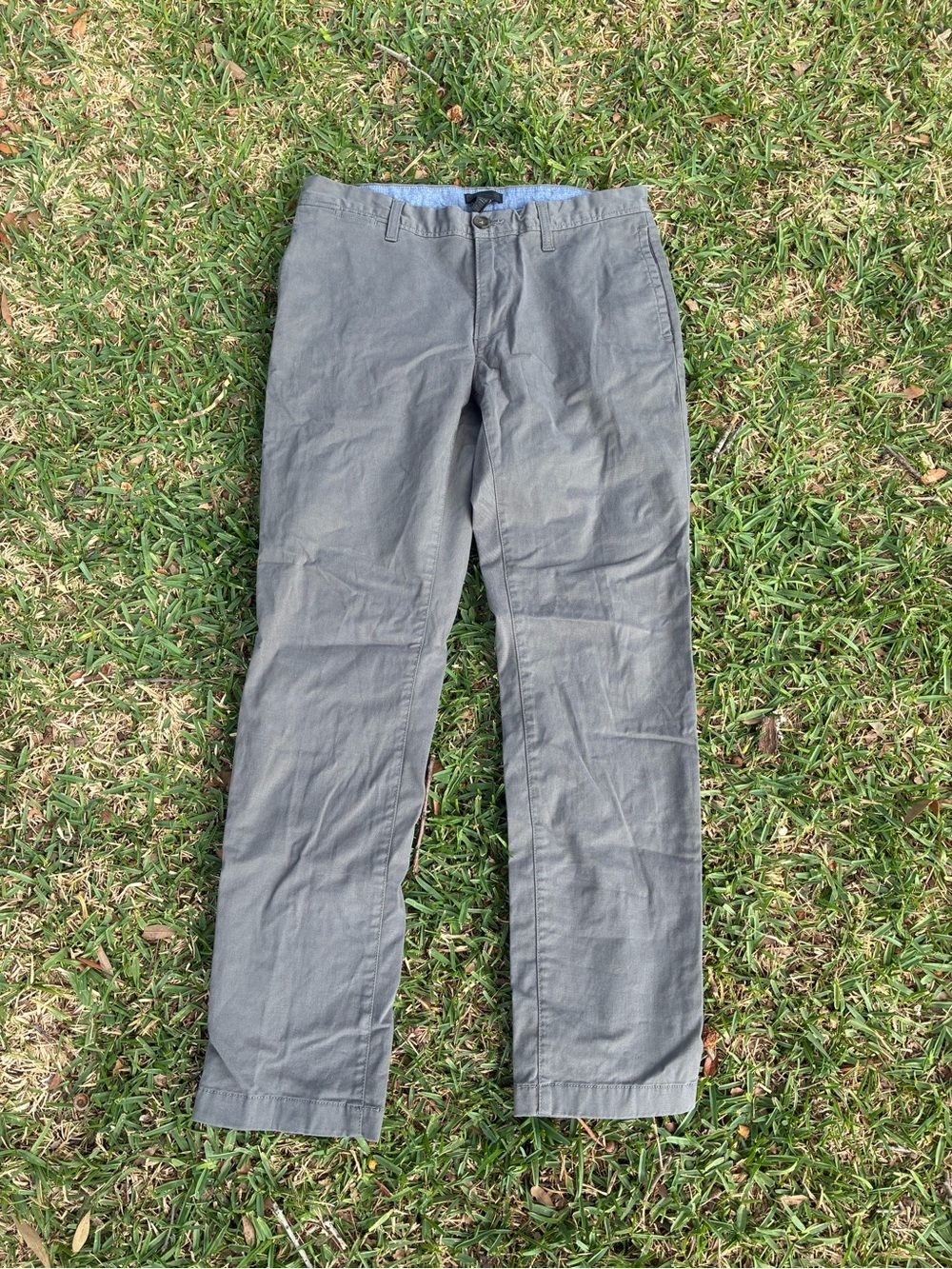 14th & Union Gray Straight Fit Chinos